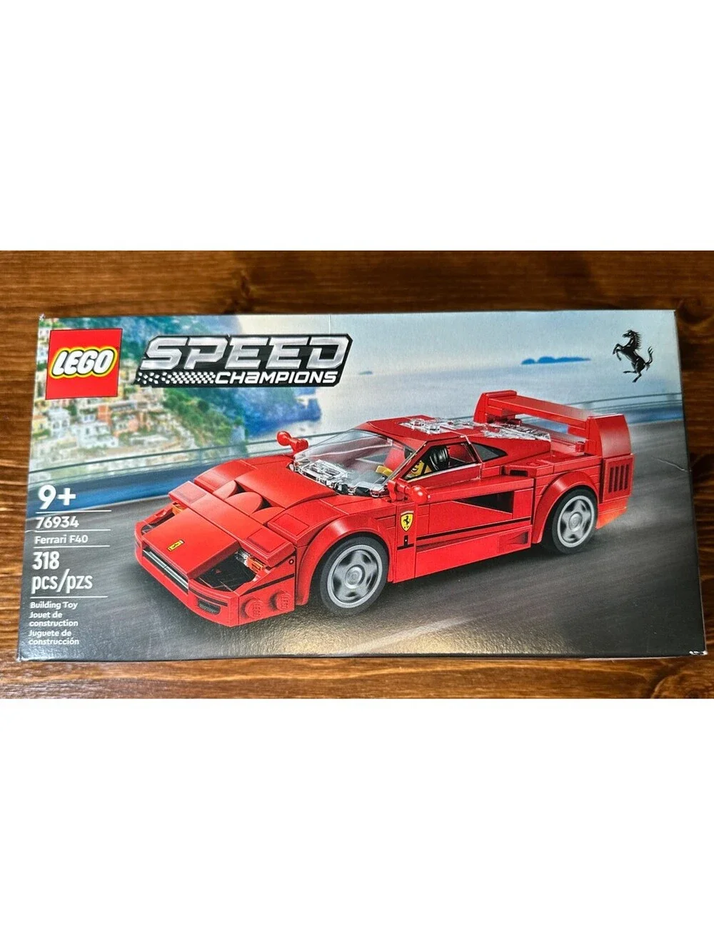 LEGO SPEED CHAMPIONS: Ferrari F40 Supercar (76934) - Brand New